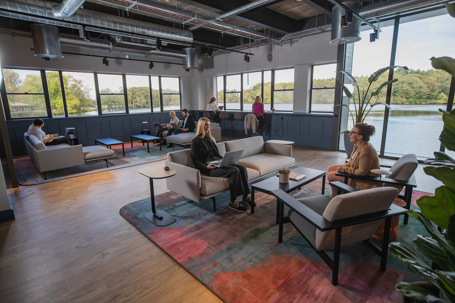 AlderleyPark No1 Mereside Business Lounge large laboratory building in central Manchester