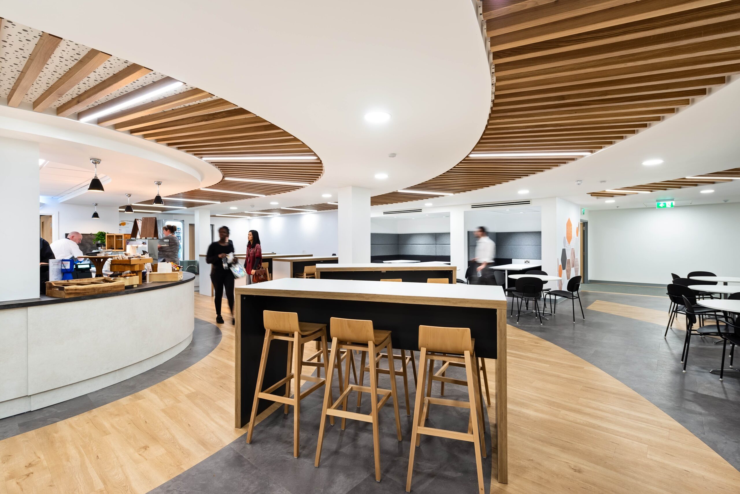 Hexagon Tower Cafe Modern cafe