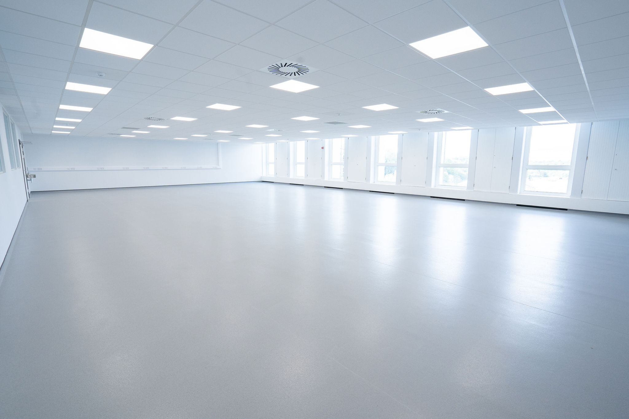 Hexagon Tower lab space open laboratory space