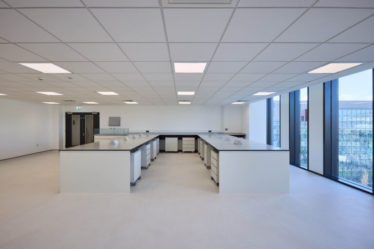 large white laboratory space